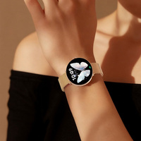 Reloj Inteligente LC610 para Mujer, Pantalla AMOLED, Monitor de Actividad Física, Resistente al Agua 5ATM, Monitor de Frecuencia Cardíaca, Reloj Inteligente para Damas