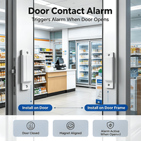 Capteur de contact magnétique filaire pour porte et fenêtre avec boîtier ABS, interrupteur NC pour système d'alarme de sécurité anti-intrusion