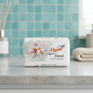 Savon en barre Oswal Floral, parfum exotique, savon pour le corps, taille standard, tous types de peau - Product Image 1