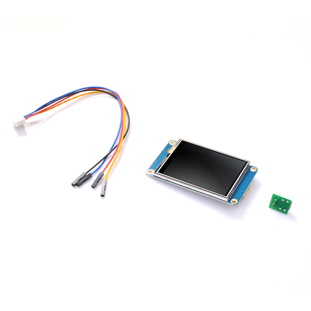 DIYmalls Nextion 2,8 Zoll HMI Display – Resistiver Touchscreen, 320x240, 5V TFT, Für Arduino, Raspberry Pi & Co. (NX3224T028)