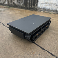 Châssis à chenilles électrique de type plateforme, train de roulement stable pour les petites machines de construction rurales et les machines de transport agricole