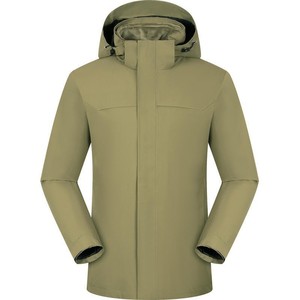 Unisex 3 In 1 Windbreaker Jacket Windproof Thermal Transfer Printing Workwear Autumn Winter Wear - Product Image 2