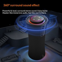 Cyboris New Private Mold 80W Small Waist Wireless untuk Speaker 5.3 Sistem 2.1 Lampu RGB Suara Stereo Surround Mikrofon Terintegrasi