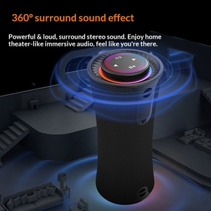 Cyboris Nouveau Haut-parleur sans fil 80W à design compact pour système 2.1, avec éclairage RGB, son surround stéréo et microphone intégré - Product Image 5