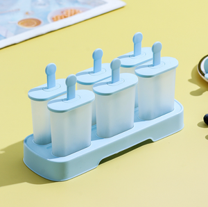 Hot DIY 6 Sâu Răng Popsicles Khuôn Tự Chế Nhựa Ice Pop Maker Dễ Dàng Phát Hành Ice Cream Khuôn Mẫu Với Được Xây Dựng Trong <span class=keywords><strong>Popsicle</strong></span> <span class=keywords><strong>Stick</strong></span> - Product Image 5