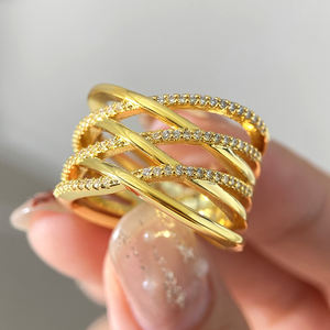 Anillos <span class=keywords><strong>de</strong></span> Plata <span class=keywords><strong>de</strong></span> Ley 925 Rosa, Hipoalergénicos e Impermeables, con Línea <span class=keywords><strong>de</strong></span> Contraste Personalizada, <span class=keywords><strong>Precio</strong></span> al por Mayor <span class=keywords><strong>de</strong></span> Fábrica Foxi - Product Image 6