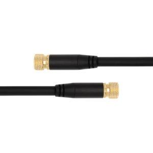 Câble <span class=keywords><strong>coaxial</strong></span> RG6 Connecteur mâle de type F <span class=keywords><strong>Cordon</strong></span> audio vidéo <span class=keywords><strong>numérique</strong></span> à triple blindage plaqué or 15M pour câbles de communication HDTV - Product Image 2
