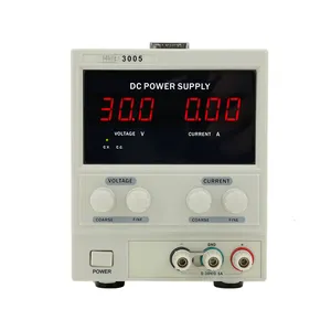 DECCA 3005 3 LED display Bench DC Power Supply Single Output 30V 5A Adjustable continuously 16h Voltage Current Stabilization