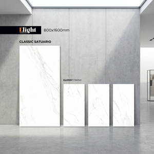 Cosmic Silver 800x1600mm Grey Marble Look Porcelain Floor And Wall <b>Tiles</b> Full Body Premium Design 80x160cm - Product Image 5