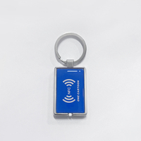 Étiquette de collier d'identification pour animaux de compagnie RFID époxy programmable avec logo imprimé étiquette pour animaux de compagnie NFC et porte-clés Rfid pour piste de chien/chat pour hôtels et paiements