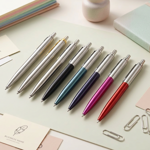 Business Stainless Steel <strong>Ball</strong> <strong>Pen</strong> Factory Sale Luxury High Quality Parker <strong>Pen</strong> Custom Logo Laser Engraving Black Ink Model - Product Image 2