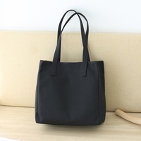 Sac à bandoulière unisexe personnalisé en gros, sac de shopping écologique vierge en toile de coton rigide avec fermeture éclair et deux poignées pour usage quotidien