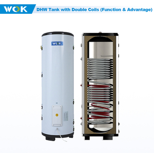 Réservoir tampon d'eau avec chauffage <span class=keywords><strong>à</strong></span> spirales pour chauffage au sol <span class=keywords><strong>par</strong></span> <span class=keywords><strong>pompe</strong></span> <span class=keywords><strong>à</strong></span> <span class=keywords><strong>chaleur</strong></span> ou <span class=keywords><strong>chaudière</strong></span> <span class=keywords><strong>à</strong></span> <span class=keywords><strong>gaz</strong></span> ou solaire 100L 150L 200L 300L 500L - Product Image 4