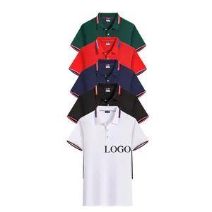 Op Maat Gemaakte Borduurprint Logo Snel Droog Ademend Sport Uniform Unisex Corporate Werk Polo T Shirt