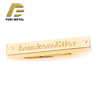 Etiquetas de Metal Personalizadas B6091 para Ropa, Diseño de Etiquetas de Marca Cosidas, Etiquetas Metálicas para Prendas, Accesorios