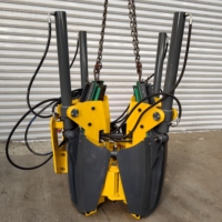 Accessoires puissants de machines de construction de transplanteuse d'arbres montés sur excavatrice pour la transplantation de grands arbres