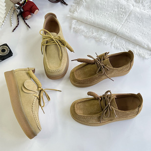 Chaussures décontractées pour femmes en cuir de mouton véritable, design italien, style lacets unique, respirantes et tendance pour l'automne et le printemps, idéales pour le quotidien - Product Image 6