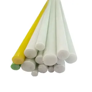 Haoli - Vara de fibra de vidro para vassoura/ pipa/vara de pesca em branco/marcação de bandeiras, de alto desempenho, longa duração, venda por atacado