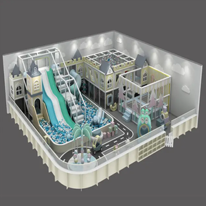 Château d'enfants le plus chaud jouer fête zone centrale toboggan équipement de terrain de jeu intérieur ensemble d'équipement de jeu doux <span class=keywords><strong>parc</strong></span> pour enfants - Product Image 6