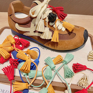 Breloques de chaussures à pampilles en perles de bois Maillard tendance, décorations DIY pour mules <span class=keywords><strong>Birkenstock</strong></span>, <span class=keywords><strong>bottes</strong></span> Kangourou, <span class=keywords><strong>bottes</strong></span> Martin - Product Image 3