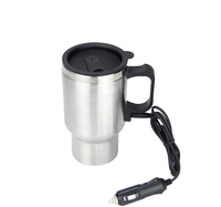 Chine Usine Vendeur Mini Bouilloire Électrique De Voyage 450ml Grande Capacité En Acier Inoxydable Portable avec Couvercle Type De Bouteille À Vide
