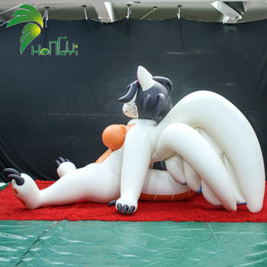 Mainan hiburan promosi perut besar Anime tiup anak perempuan dengan sayap besar - Product Image 2