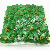 Têtes de fleurs artificielles faites à la main en mousse d'hibiscus tropical de 9cm Sinensis fleur de frangipanier pour la décoration de Noël