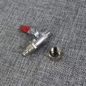 Válvula de bola metálica de 1 pulgada de alto flujo para purificador de agua, conexión a tubería de PE, operación manual - Product Image 3