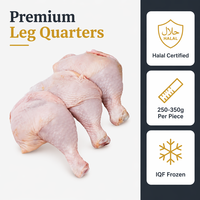 Cuisses de poulet halal surgelées en gros, avec os et peau, pour l'exportation, IQF, fournisseur de volailles de qualité supérieure