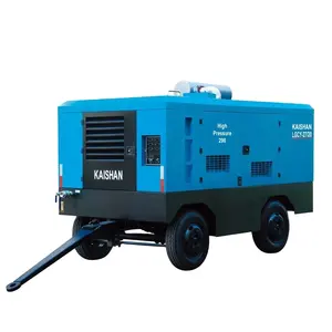 Screw Air Compressor 600-700 Cfm Diesel Portable Air Compressor