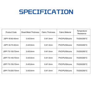 Conector <span class=keywords><strong>de</strong></span> Ducto Flexible Resistente al Calor Industrial, Ducto Flexible <span class=keywords><strong>de</strong></span> <span class=keywords><strong>Lona</strong></span> Antivibración <span class=keywords><strong>para</strong></span> Sistemas <span class=keywords><strong>de</strong></span> Ventilación y <span class=keywords><strong>Aire</strong></span> <span class=keywords><strong>Acondicionado</strong></span> - Product Image 6