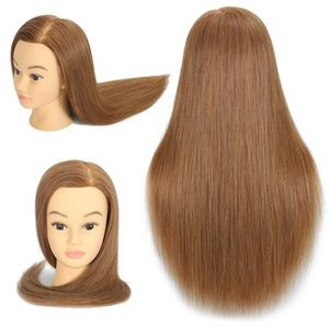 Tête <span class=keywords><strong>de</strong></span> Mannequin <span class=keywords><strong>de</strong></span> coiffeuse professionnelle <span class=keywords><strong>de</strong></span> vente directe d'usine avec cheveux raides pour pratiquer la coupe <span class=keywords><strong>de</strong></span> cheveux - Product Image 4