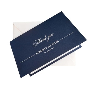 Cartes de remerciement pliées avec enveloppes pour magasin de vêtements - Product Image 1