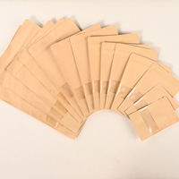 Bolsas de Papel Kraft Autoportantes y Autosellables con Ventanas, Bolsas de Papel Kraft Grueso para Nueces, Té, Alimentos y Frutos Secos