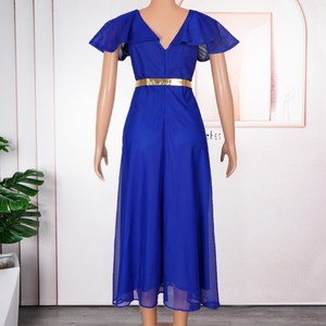 Abiti da donna <span class=keywords><strong>con</strong></span> scollo a V, sexy, <span class=keywords><strong>con</strong></span> <span class=keywords><strong>perline</strong></span> africane, a vita alta, <span class=keywords><strong>con</strong></span> cintura, Sehe Fashion - Product Image 6