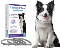 Colliers anti-anxiété imperméables pour chiens et chats, lot de quatre boîtes colorées, en stock à l'usine Chenshun, utilisation toutes saisons MJ31