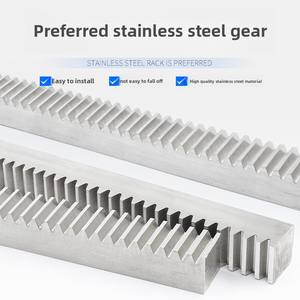 カスタマイズ可能な304ステンレス鋼リニアモーションストレートラックアンドピニオン1 1.5 <span class=keywords><strong>2</strong></span> 3 4モジュールCNCギアラック - Product Image 4