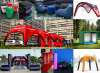 Colonne gonflable publicitaire personnalisée hermétique pour événement extérieur