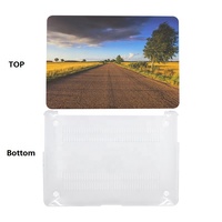 Étui rigide pour ordinateur portable en plastique avec impression de logo personnalisée pour Apple Macbook Pro Air 13 pouces