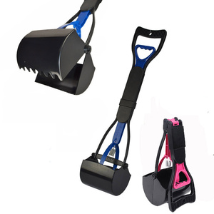 Pala para Excrementos de Perro Plegable Reutilizable al por Mayor, de Plástico Ecológico con Mango Largo, Herramienta de Limpieza de Desechos de Mascotas para Exteriores - Product Image 1