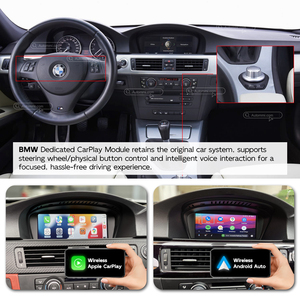 ชุดอุปกรณ์แปลงสัญญาณไร้สาย CarPlay และ Android Auto สำหรับรถยนต์ BMW ซีรีส์ 3 รุ่น E90 E91 E92 E93 ระบบ CCC สำหรับหน้าจอขนาด 6.5/8.8 นิ้ว ปี 2005-2012 - Product Image 3