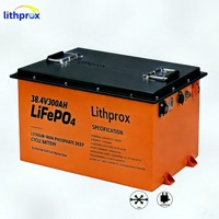 Batería de Litio Ferrofosfato (LiFePO4) de 38.4V 300AH para Silla de Ruedas Eléctrica, Ciclo Profundo, Salida Estable para Scooter para Discapacitados, CE FCC