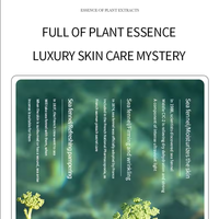 Coffret de Soins de Luxe au Fenouil Marin : Sérum Acide Hyaluronique et Vitamine C, Nettoyant Visage, Lotion Tonifiante, Solution Anti-Cernes pour les Soins de la Peau