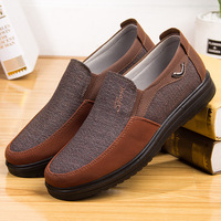 Nouvelles chaussures en tissu pour hommes, style vieux Pékin, vente en gros, légères, confortables, décontractées, respirantes, résistantes à l'usure