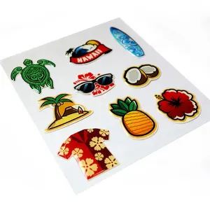 Stiker Kubah Perekat 3d Kustom Stiker Bening Kristal Epoxy Resin