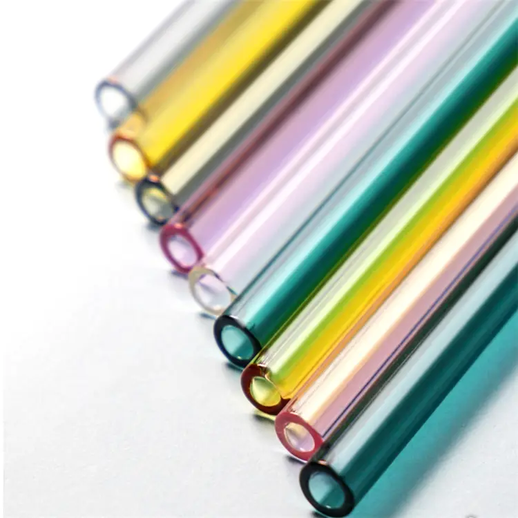 High quantity heat resistant clear and colored borosilicate 3.3 cutting pyrex glass tube