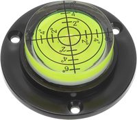 Niveau à bulle circulaire 50 mm avec échelle pour le nivellement des remorques OEM Faible MOQ
