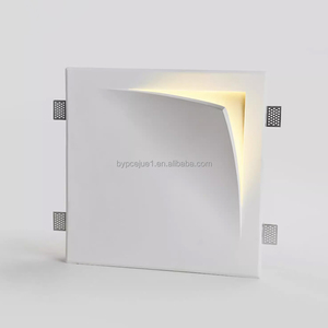 Lámpara de <span class=keywords><strong>techo</strong></span> de pared interior oculta cuadrada LED de 40W, aplique de yeso decorativo Zhongshan para sala de estar, lámpara de pared de decoración sencilla para el hogar - Product Image 1
