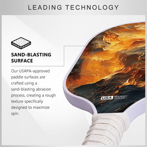 ไม้พายพิคเคิลบอลแบบพกพา น้ำหนักเบา ผลิตจากคาร์บอนไฟเบอร์ไร้ขอบ คุณภาพเยี่ยม ได้รับการรับรองจาก USAPA ขายส่ง - Product Image 6