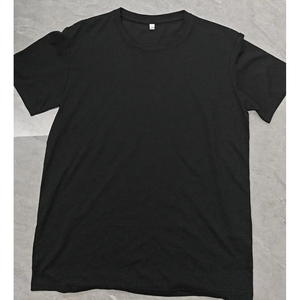 Camiseta de Hombre Lisa, Algodón CVC y Poliéster, Manga Corta, Casual, para Uso Diario, Tallas Grandes, con Logotipo Personalizado - Product Image 4